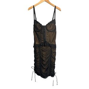 NWT Sky to Moon Mesh Corset Dress